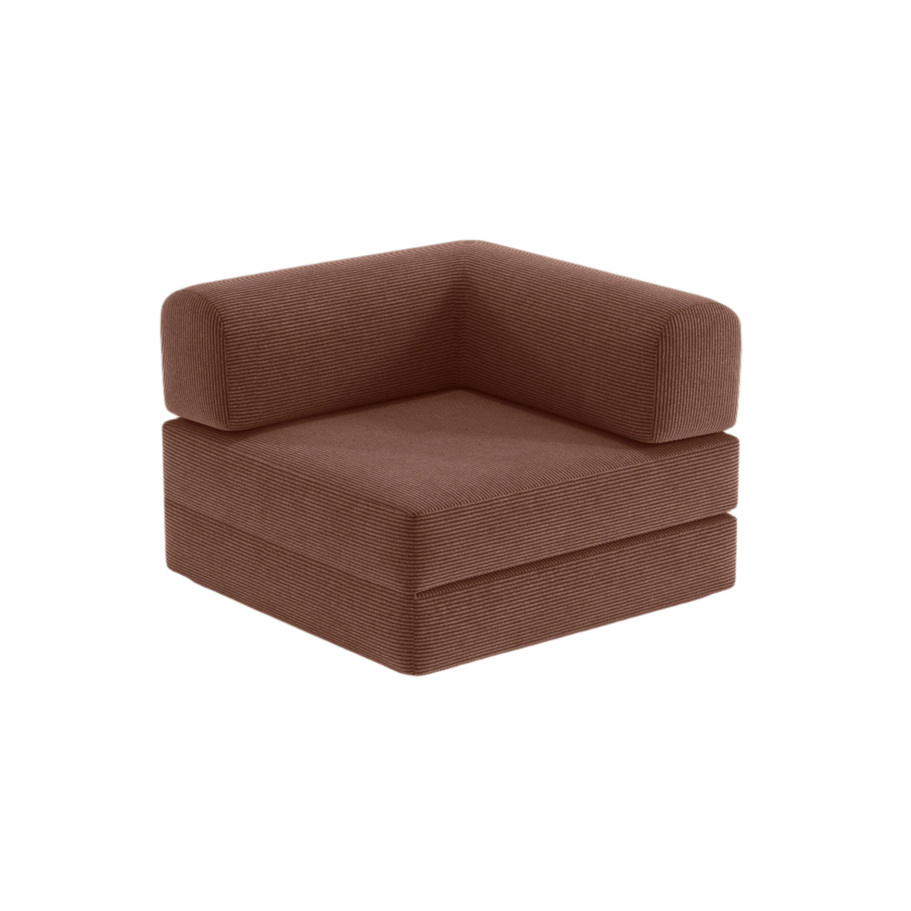 Nova Modular Corner Seat-Chestnut