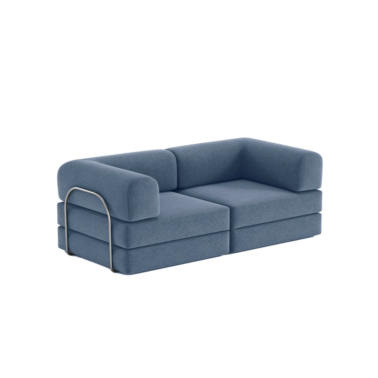 Nova Modular Sofa Bed-Aegean Blue