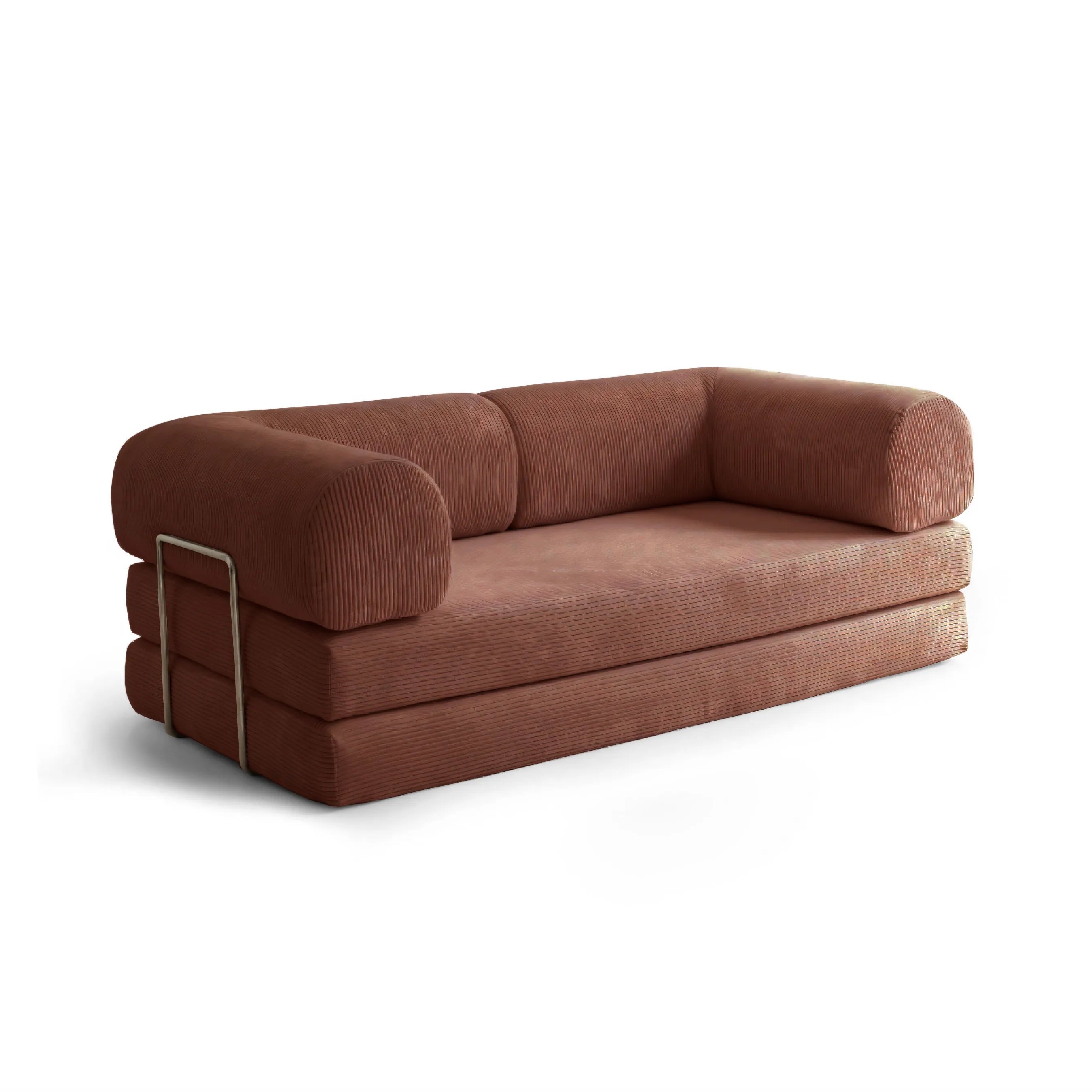 Nova Sofa Bed-Chestnut - PortaSofa