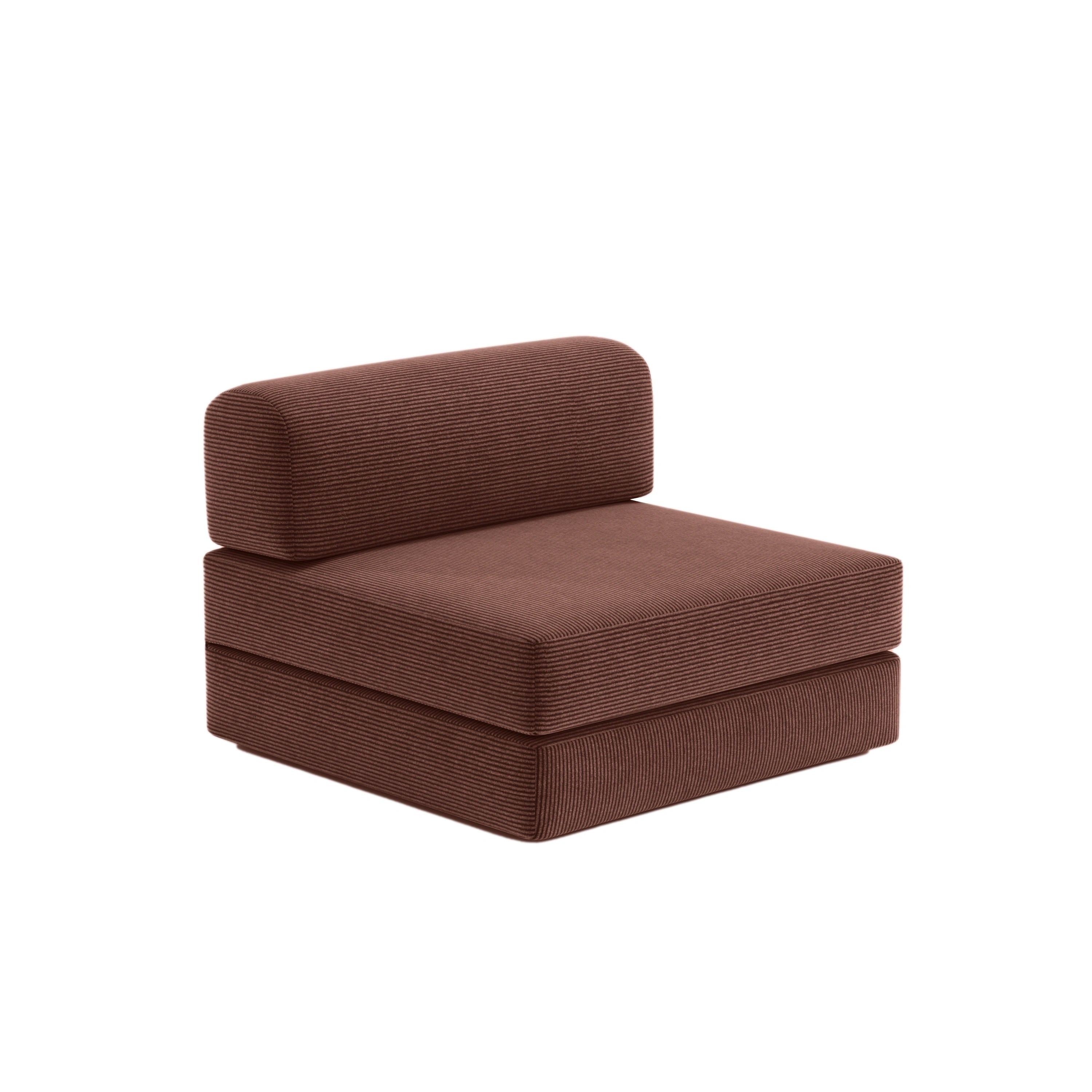 Nova Modular Single Seat-Chestnut