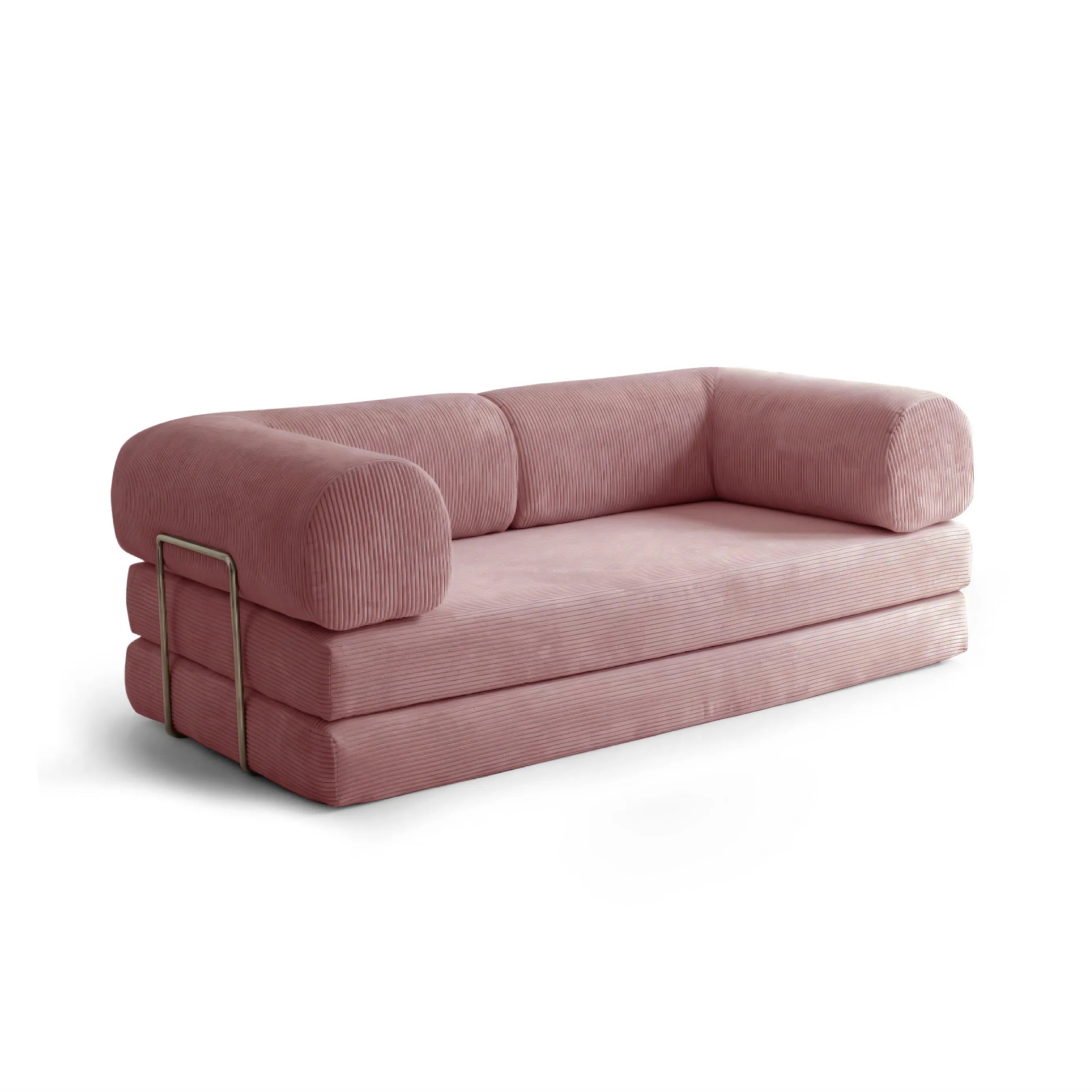 Nova Sofa Bed-Dusty Rose - PortaSofa