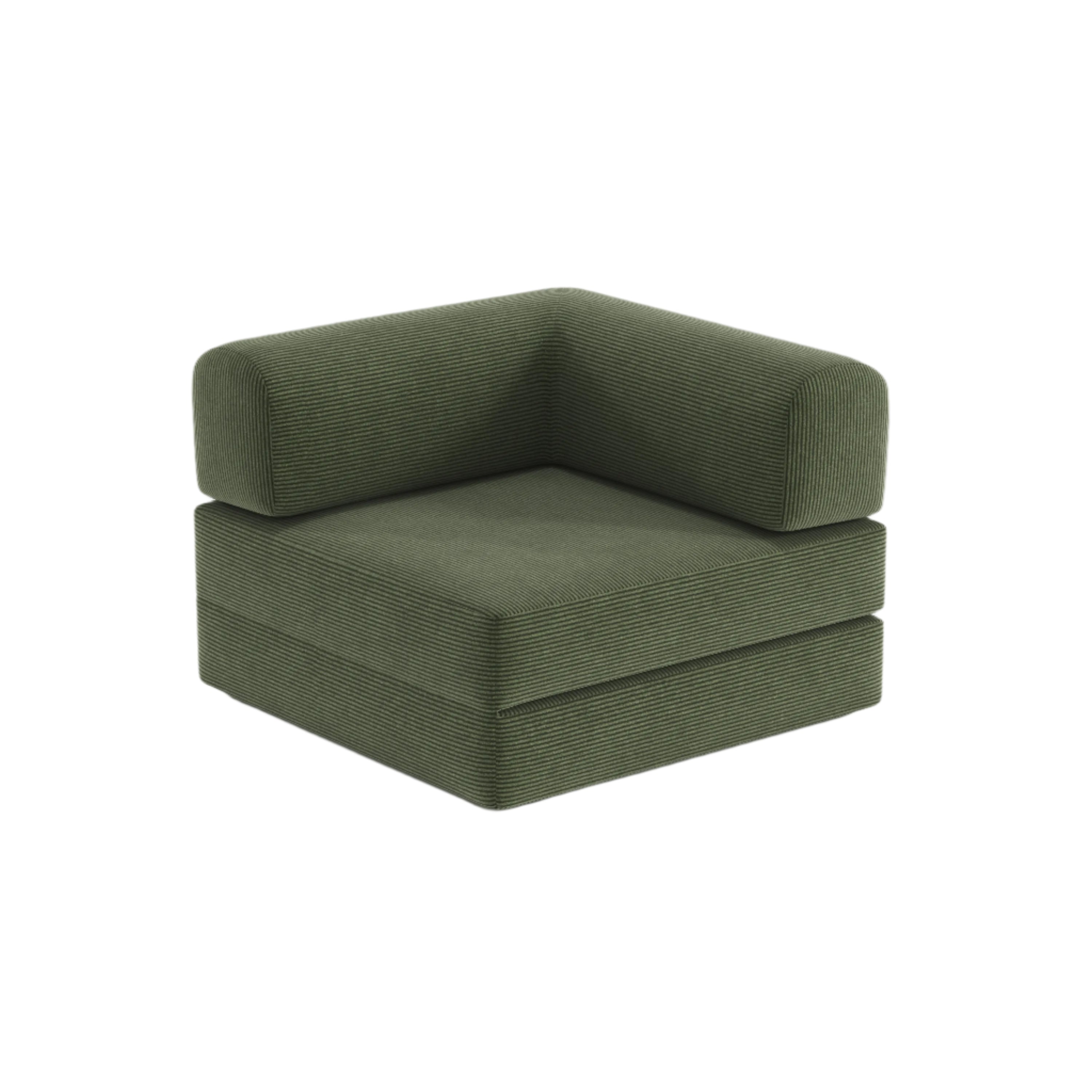 Nova Modular Corner Seat-Forest Green