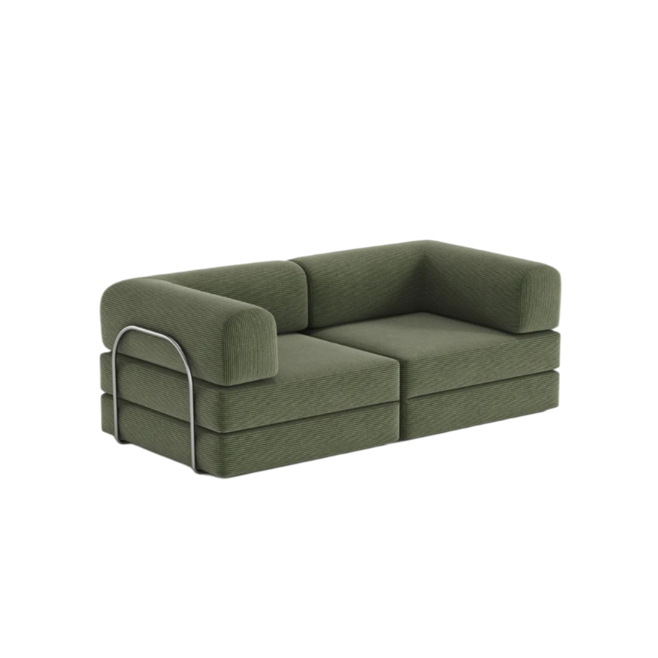 Nova Modular Sofa Bed-Forest Green