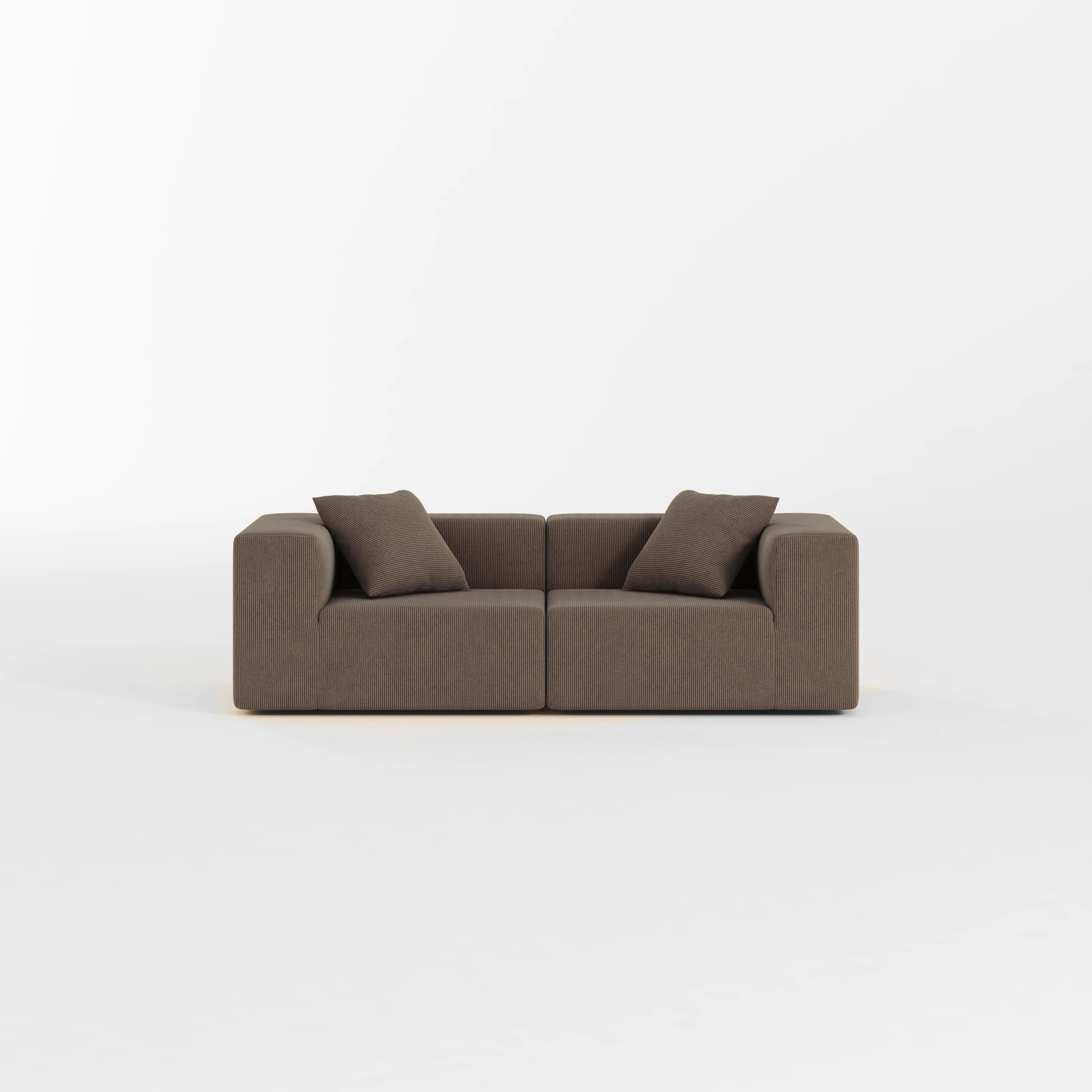 Modular 2-Seater Sofa - Compact Coffee Sofa