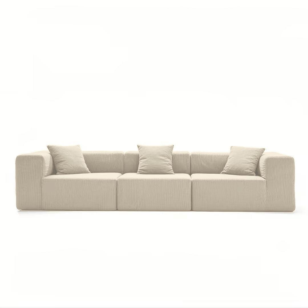 Four-Seater Cream Sofa