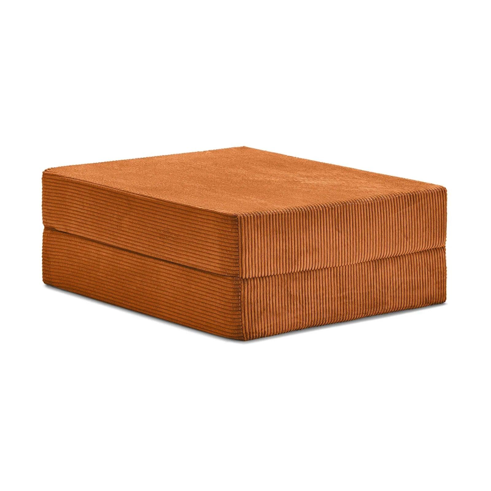 Orange Ottoman Accent